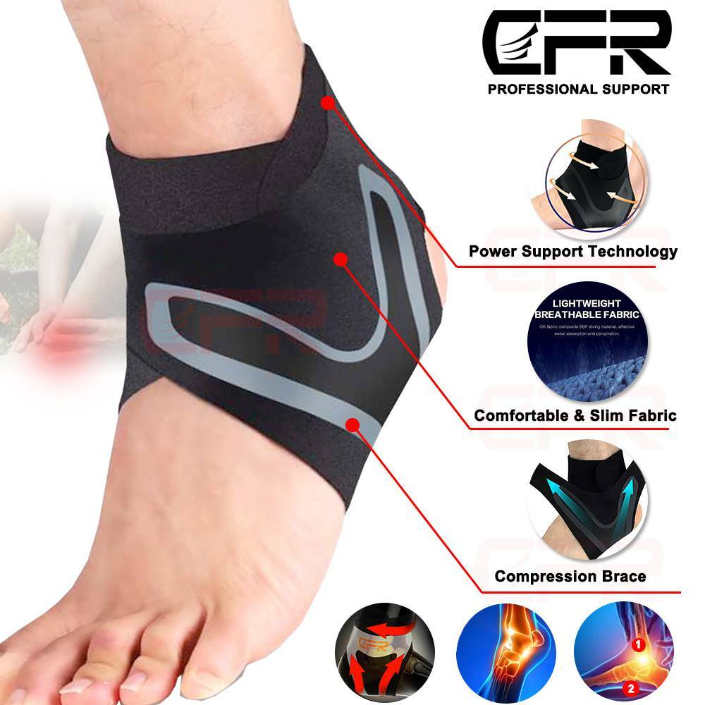 Ankle Brace Achilles Tendon Support Arch Foot Wrap Sleeves Tendinitis Strap CFR