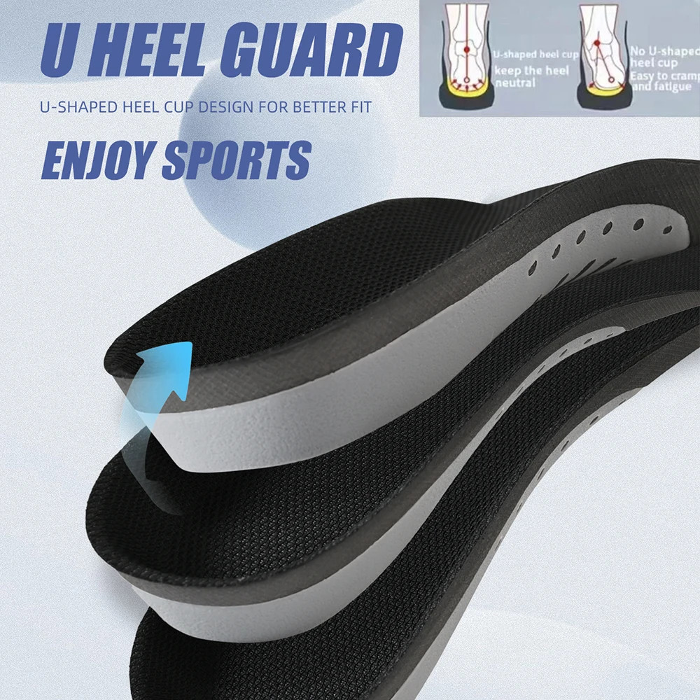 1 Pair Plantar Fasciitis Orthotic Shoe Inserts Arch Support Gel Comfort Shoe Ins
