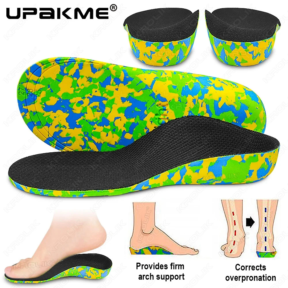 Kids Children Correction Foot Care EVA Orthotics Insoles For Kid Flat Foot Arch