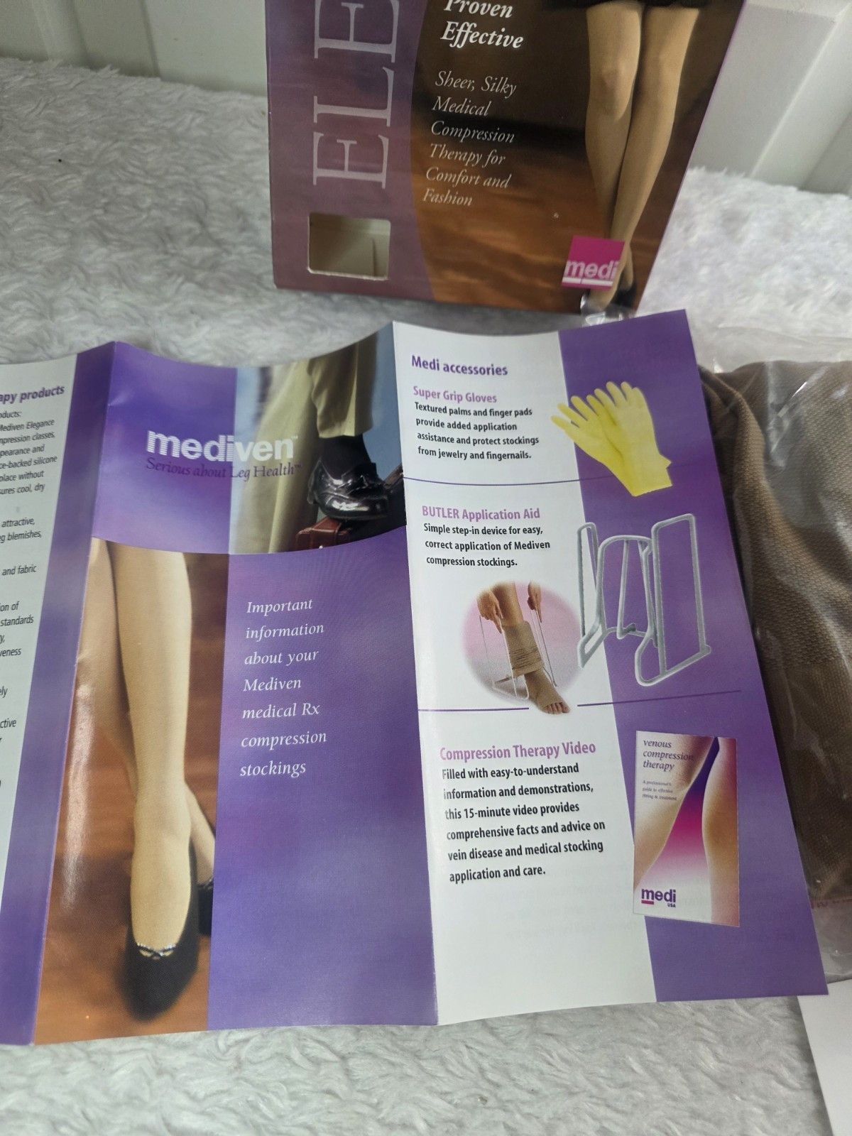 Mediven Elegance Firm Medical Compress 30-40 mmHg* Panty Beige II Close Toe.