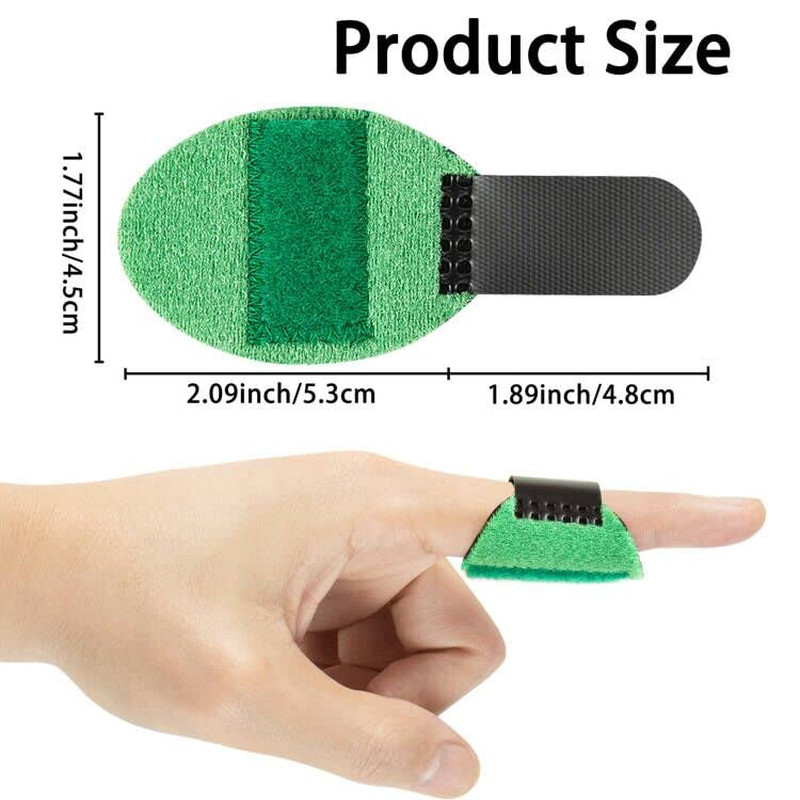 8pcs Finger Splint Adjustable Trigger Finger Splints Finger Brace Index Finge…