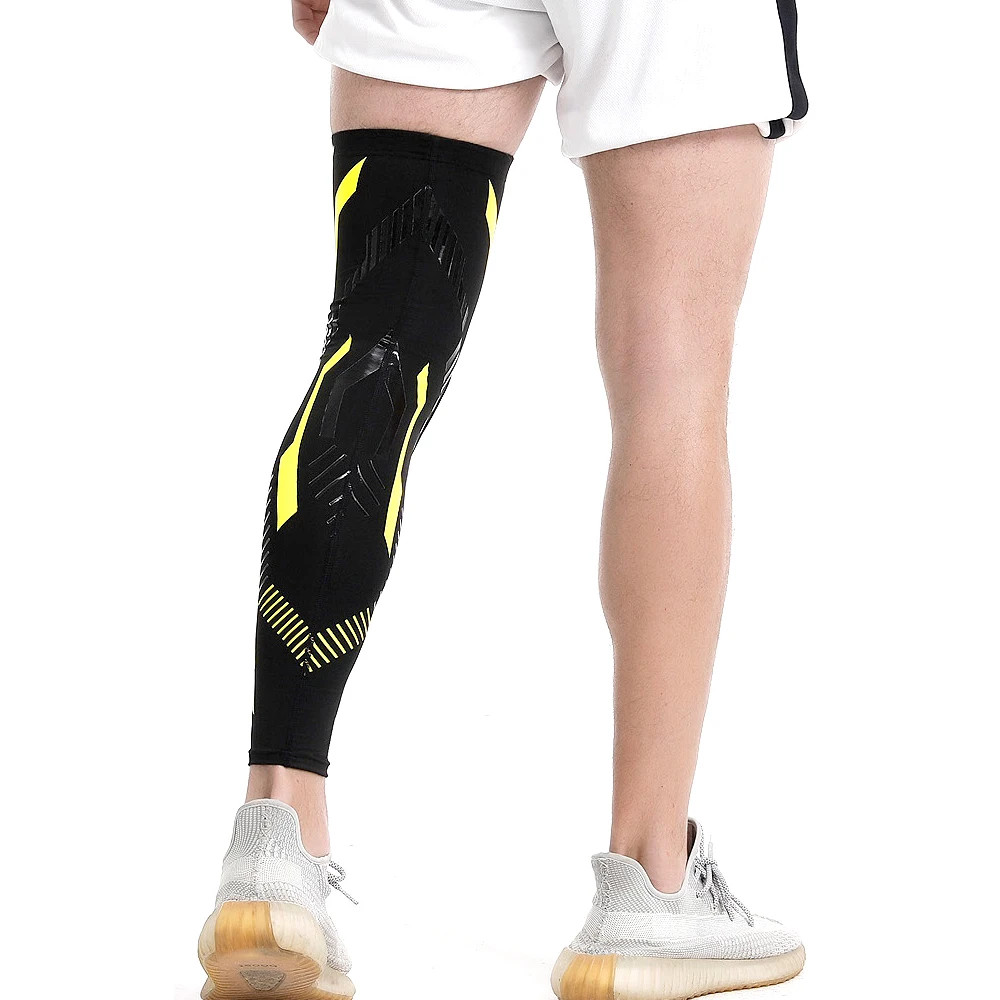 KNEE CALF Padded Compression LEG Sleeve SPORT Protective Gear SHIN BRACE SUPPORT