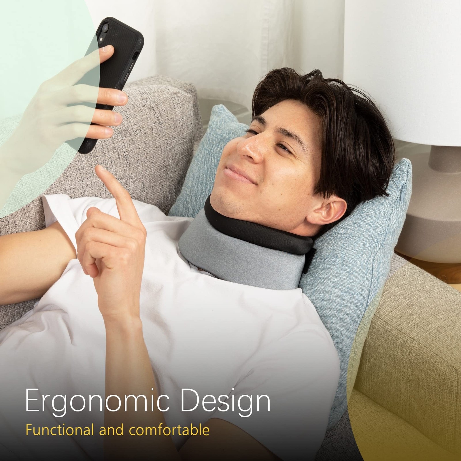BraceUP Neck Brace for Neck Pain and Neck Support Women Man – Soft Cervica
