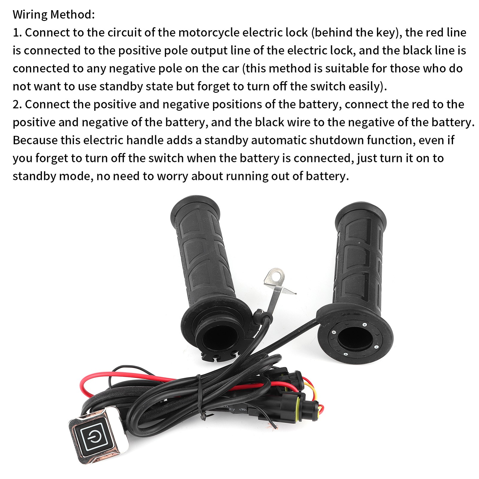 Universal 7/8in Motorcycle Heating Handle With 3 Adjustable Temperature Lev EPBZ