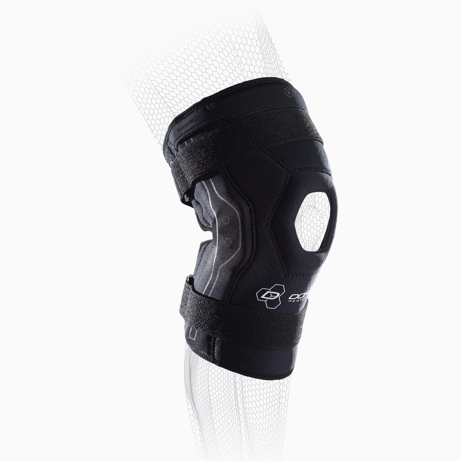 DonJoy Performance Bionic Knee Brace – Hinged, Adjustable Patella Support,