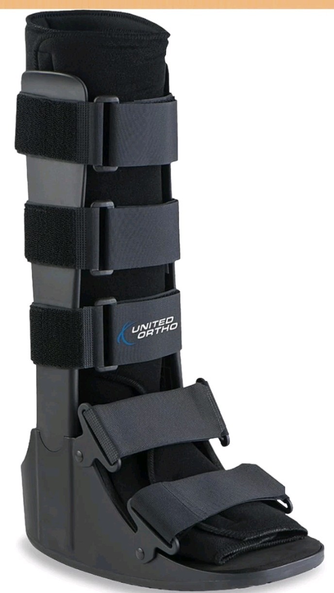 New United Ortho Air Cam Walker Fracture Boot, Small, Black