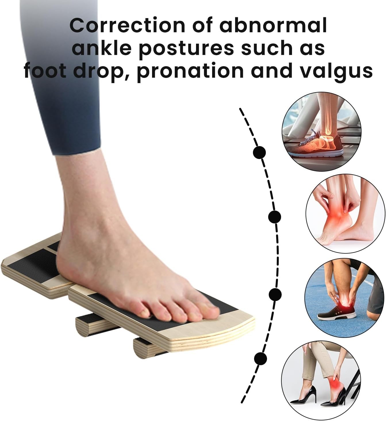 Ankle Balance Board Foot Strengthener Trainer Ideal for Sprained Ankle Recovery