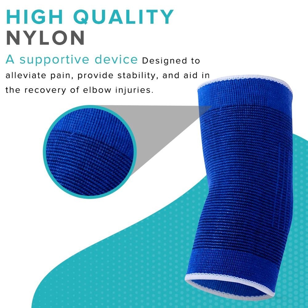 Elbow Sleeve Elastic Compression Brace Tennis Tendinitis Arthritis Strain Relief