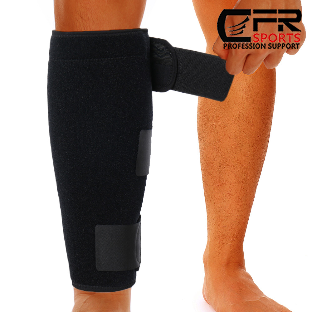 Ajustable Calf Support Compression Sleeve Shin Splint Brace Sports Wrap Guard