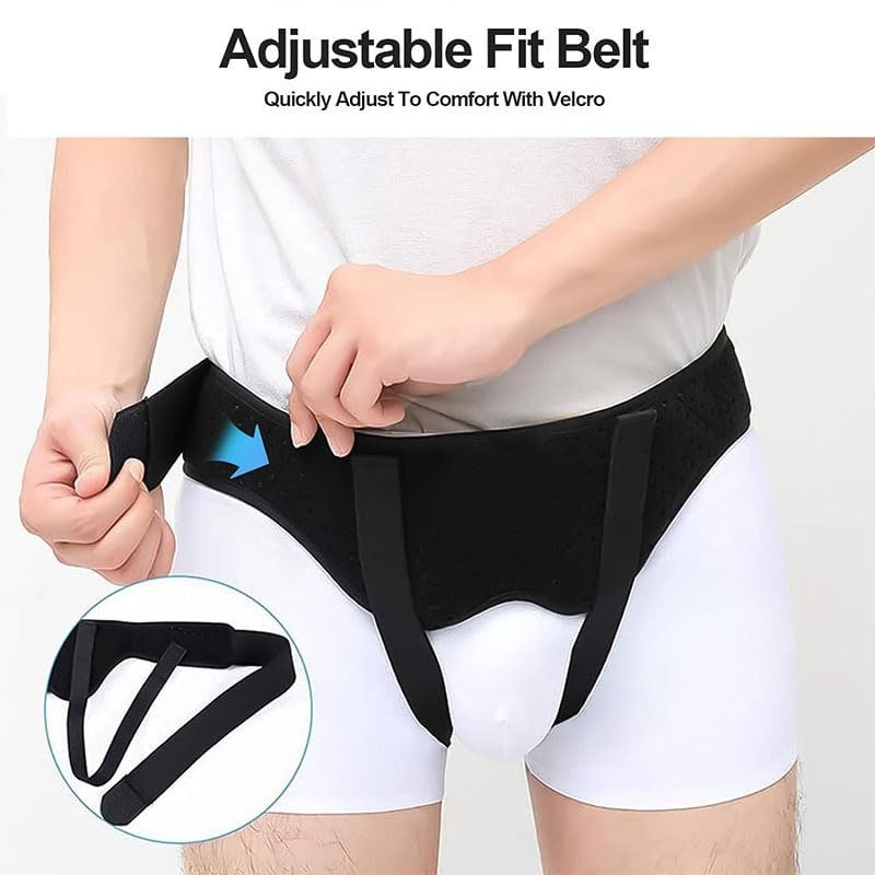 Hernia Belt for Men Double Inguinal Truss Hernia Support Brace with 2 Removab…