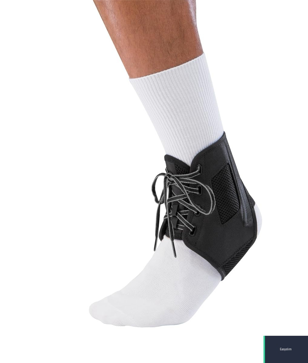 Ankle Brace X-Small Black Adjustable Lightweight Polyester Elastic