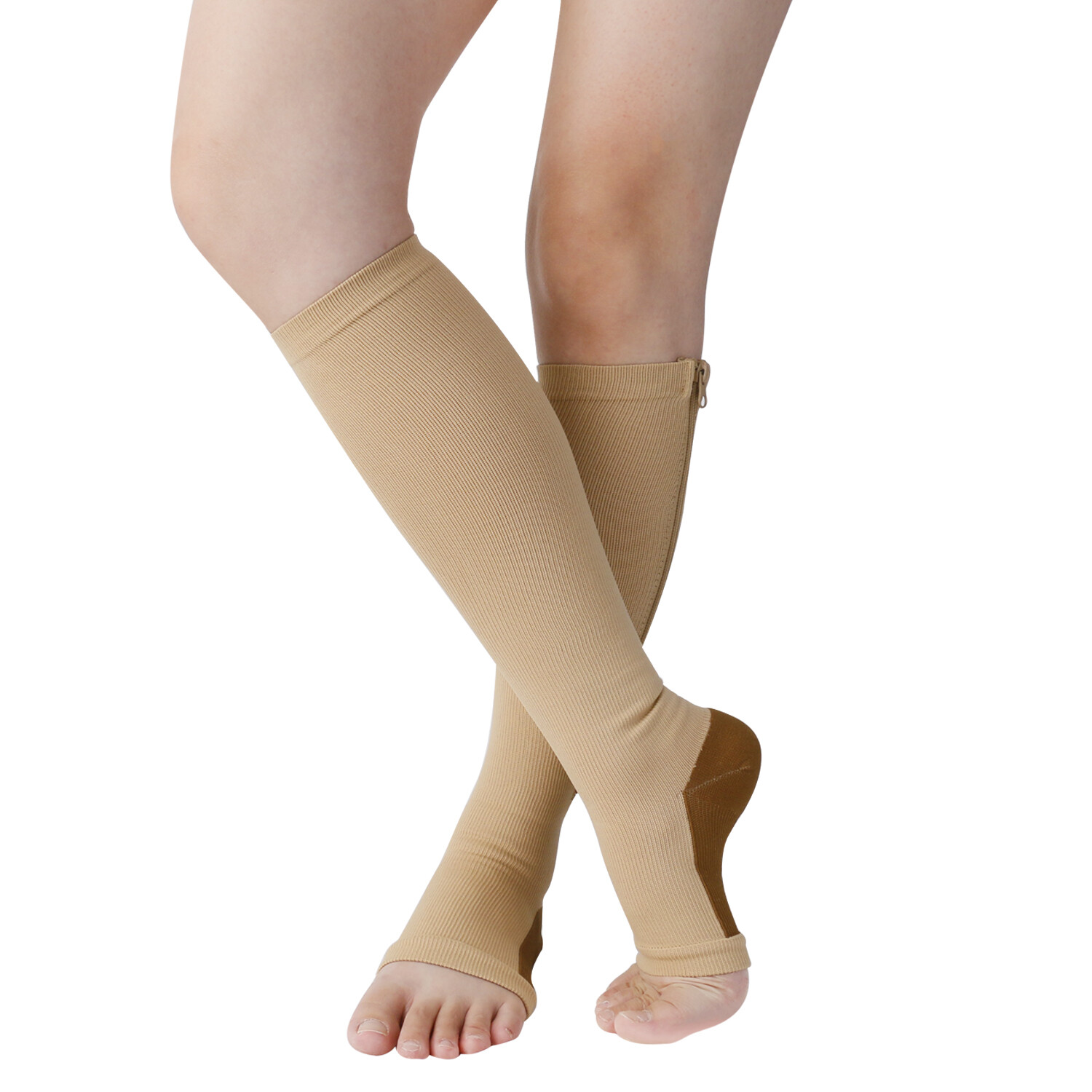 3Pairs Compression Socks Stockings Womens Mens Knee High Medical 20-30 mmHG