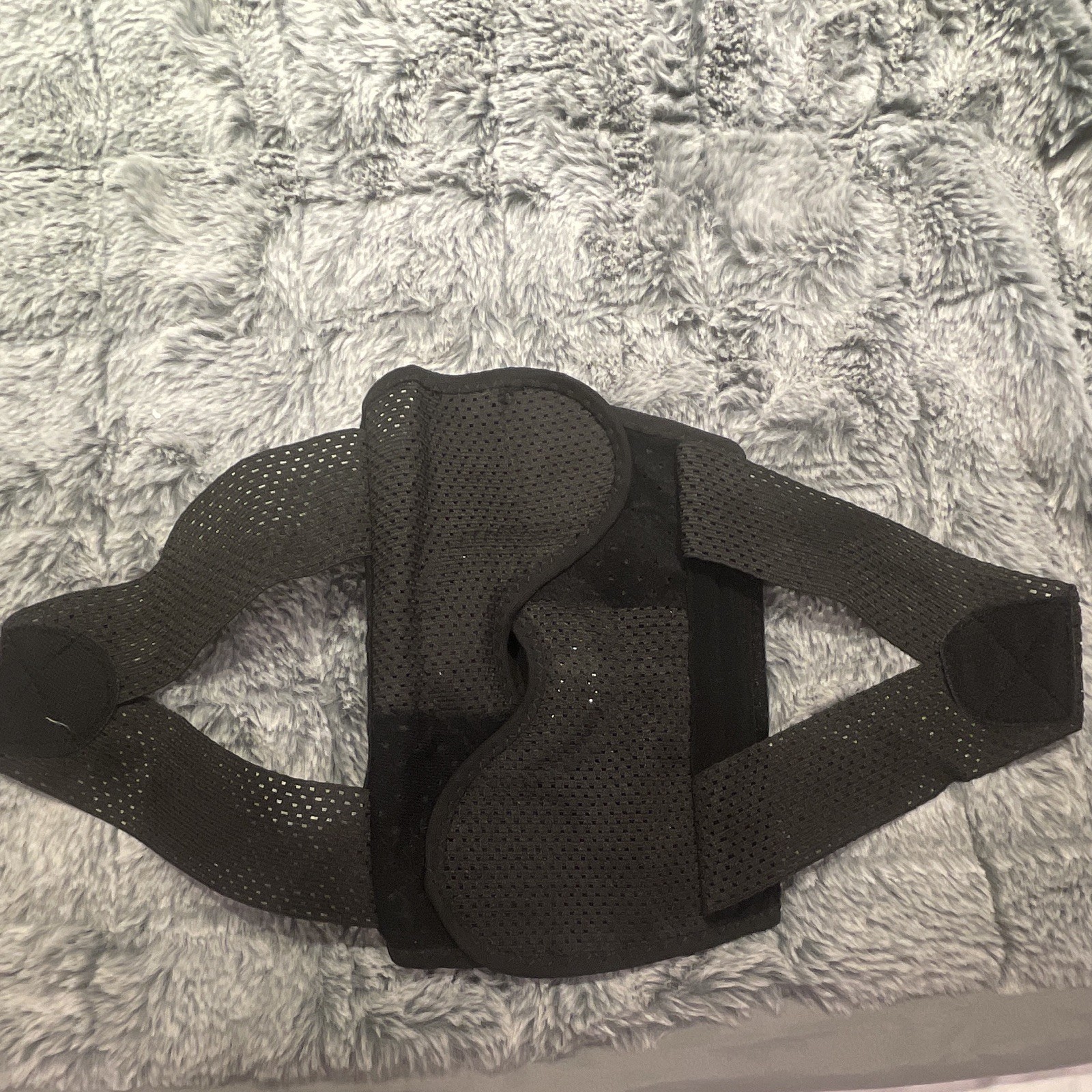Black Orthopedic Support Brace Hook-and-Loop Closure Size XXXL