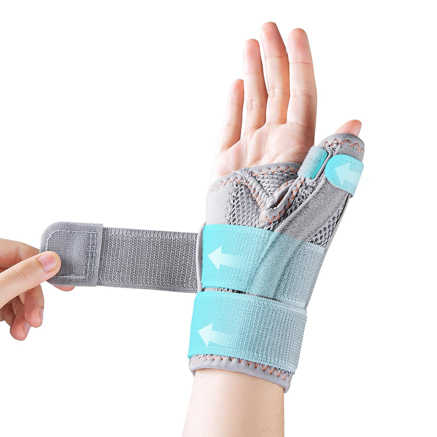 Thumb Splint, Reversible Thumb Spica Splint Right& Left Hand | One Size, Day & N