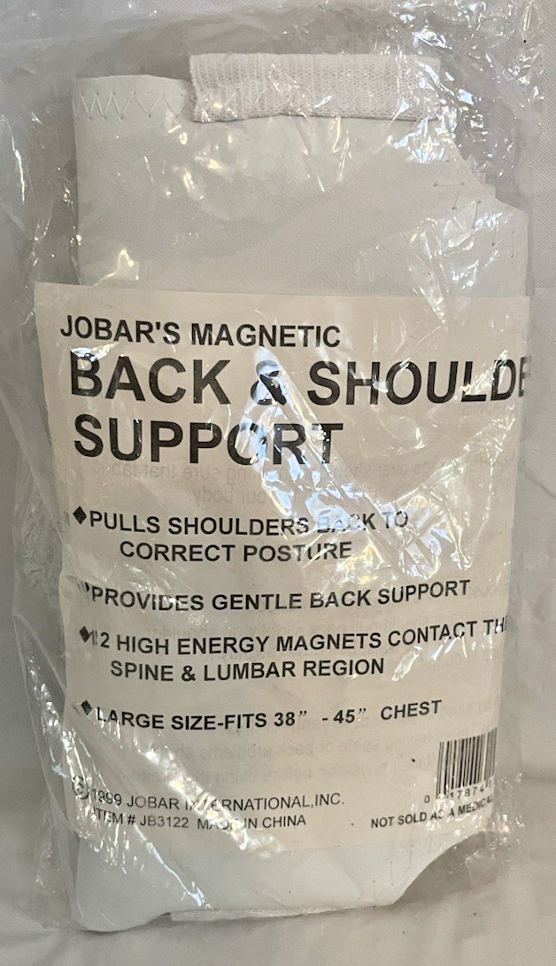 NIP Jobar’s Magnetic JB3122 Back & Shoulder Posture Support L 38′-45″ Chest
