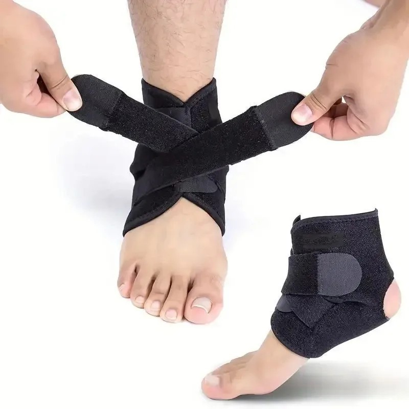Adjustable Ankle Brace Compression Support Sleeve for Running Sports Foot Brace
