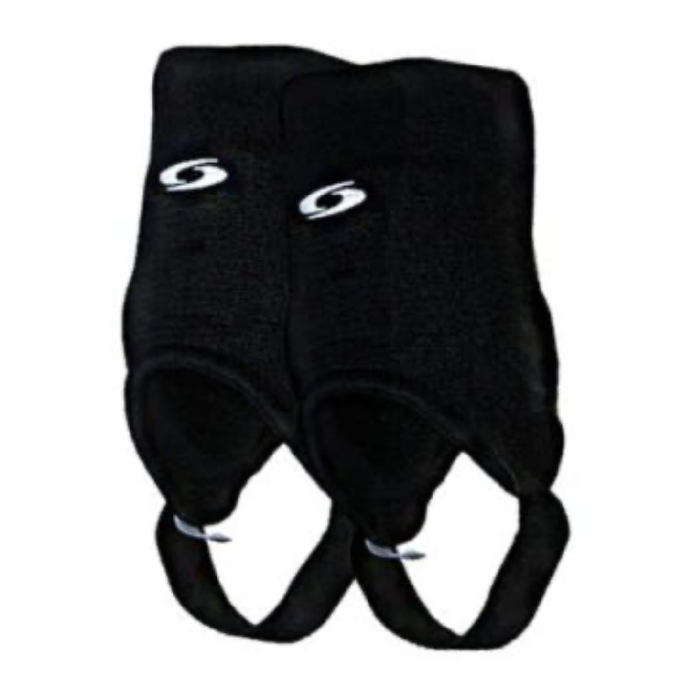 1 Pair Shield Protector Dual Sided Cushion Pads Ankle Brace w/ Elastic Heel Band