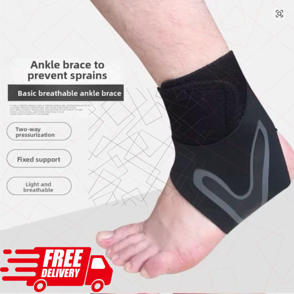 Ankle Support Brace Compression Sleeve Plantar Fasciitis Pain Relief Foot Wrap.