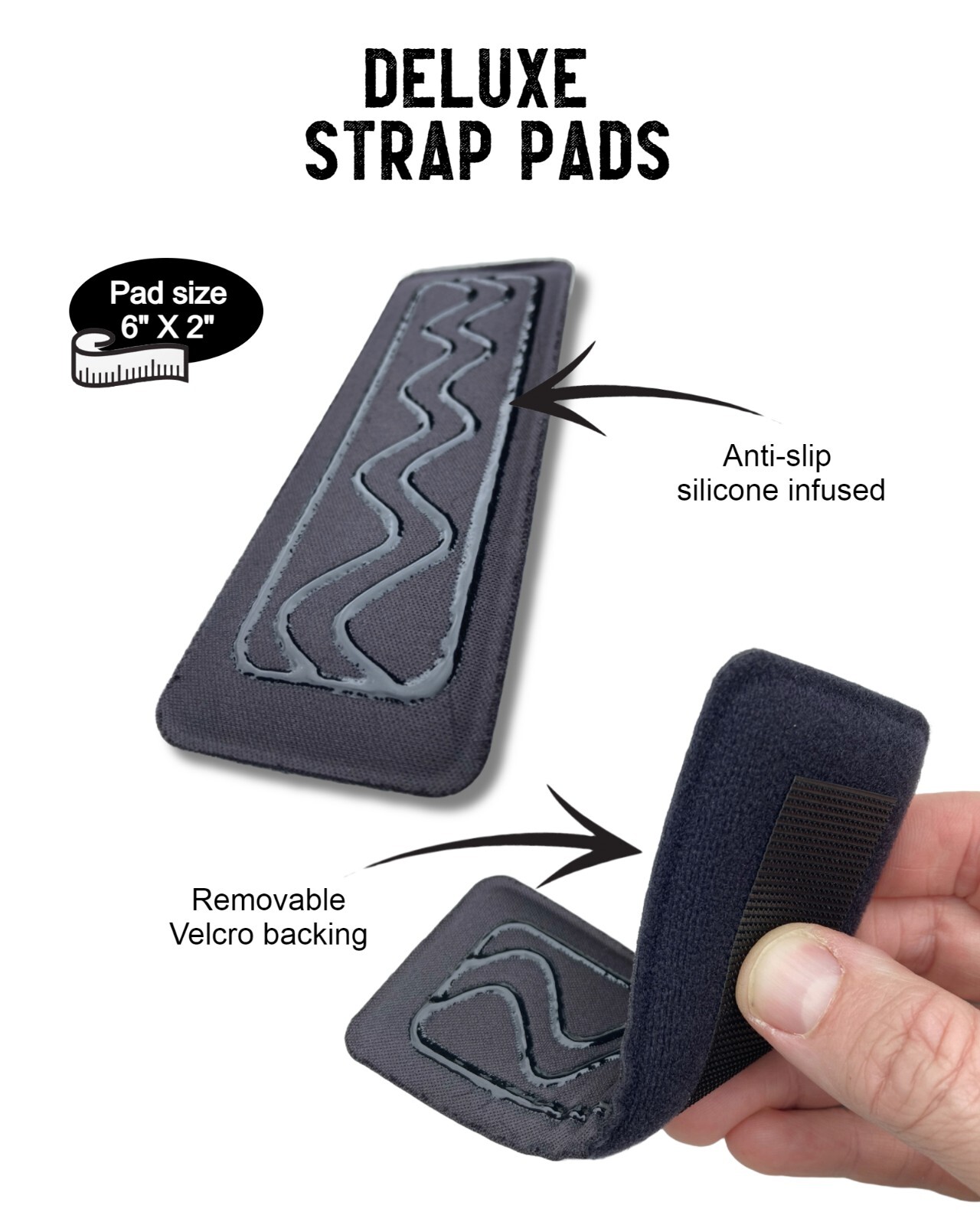 Knee Brace Parts – Deluxe Strap Pad Set – DonJoy, Ossur, CTi, Breg, Thuasne