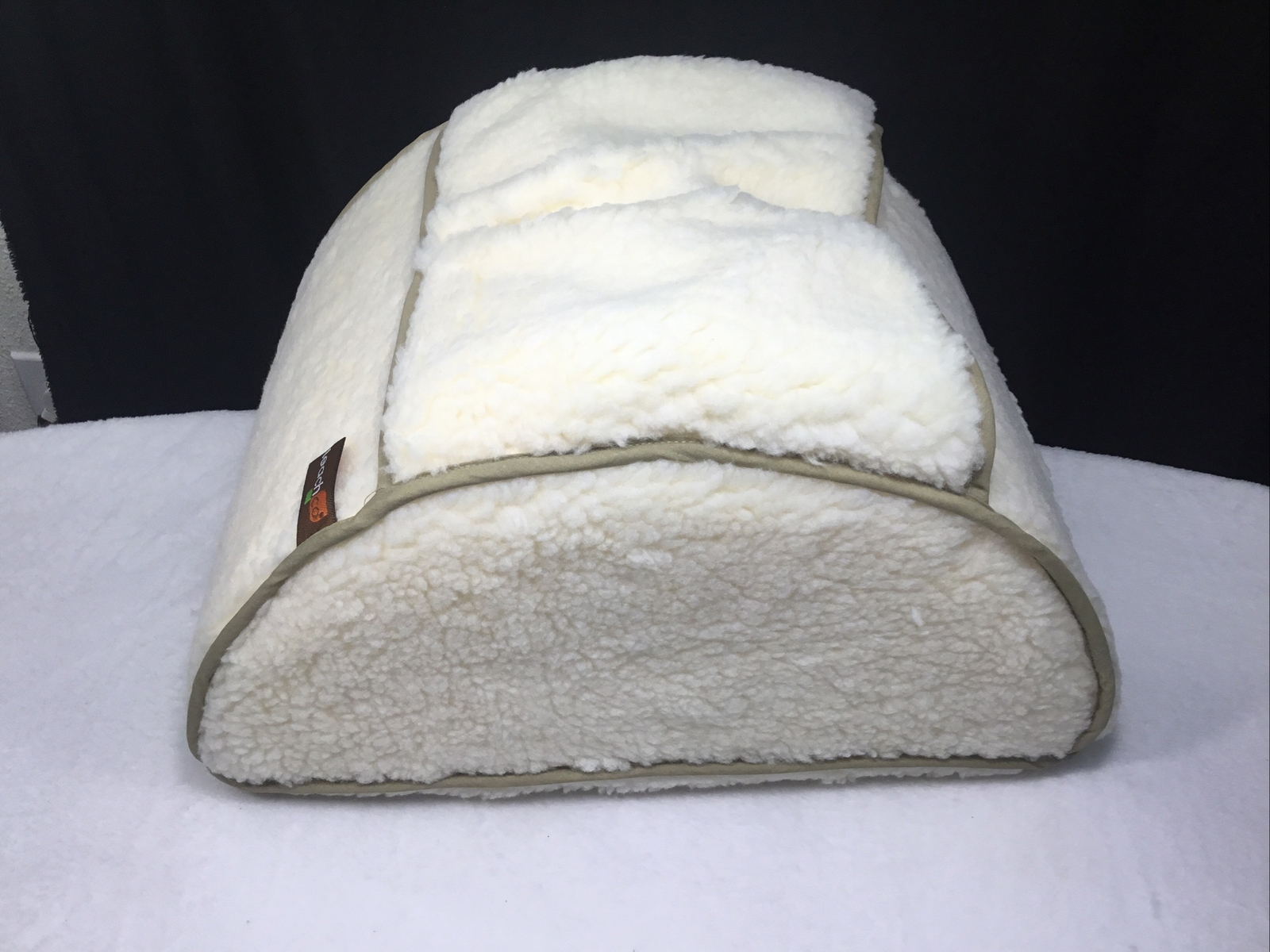 Vintage Leachco Leg Elevation Half Circle Under Knees Cushion Wedge Pillow