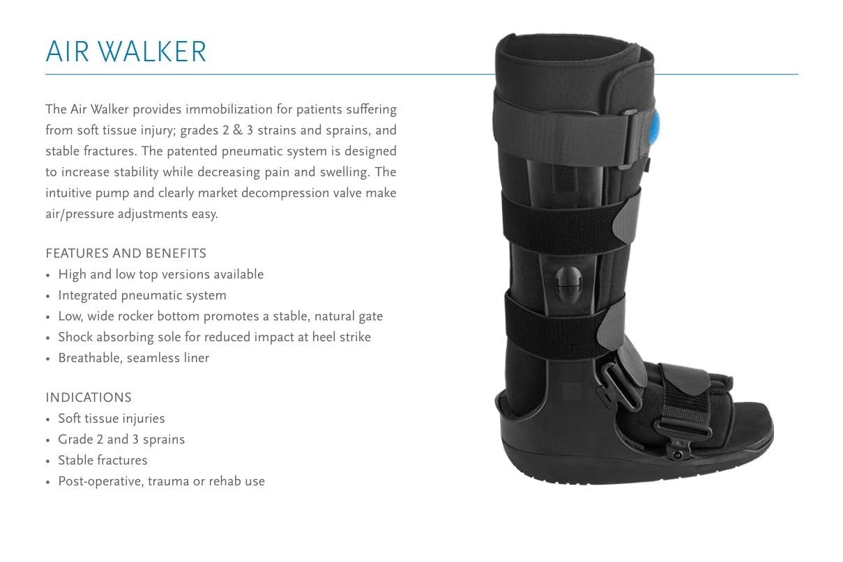 Ossur Centec Walker Boot – Lightweight – Immobilization – Low Top / Large *NEW*