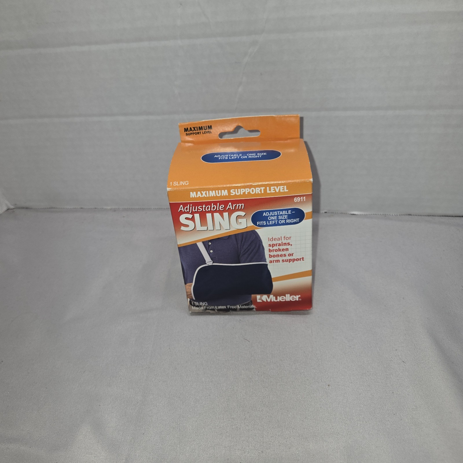 Mueller Sport Care Maximum Support Adjustable Arm Sling, Fits Right Or Left Arm