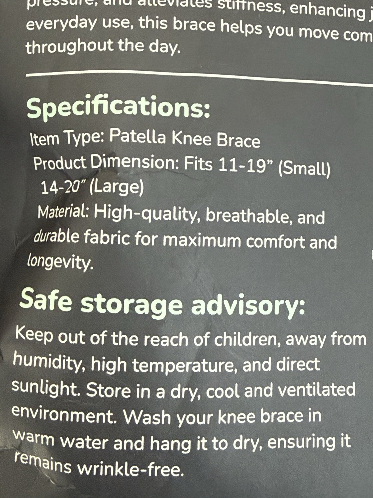 Nooro Patella Knee Brace – Knee Pain Relief and Joint Stability
