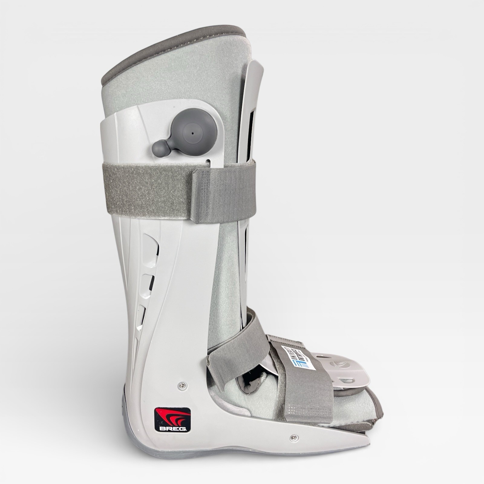 BREG Genesis Tall Walking Walker CAM Boot Gray w/Pump NEVER WORN NEW Sz Medium