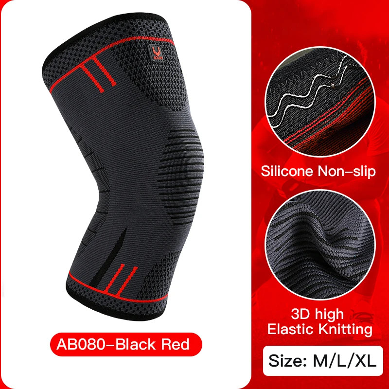Professional Knee Support Compression Knee Sleeve anti Slip Silicone Knee Braces