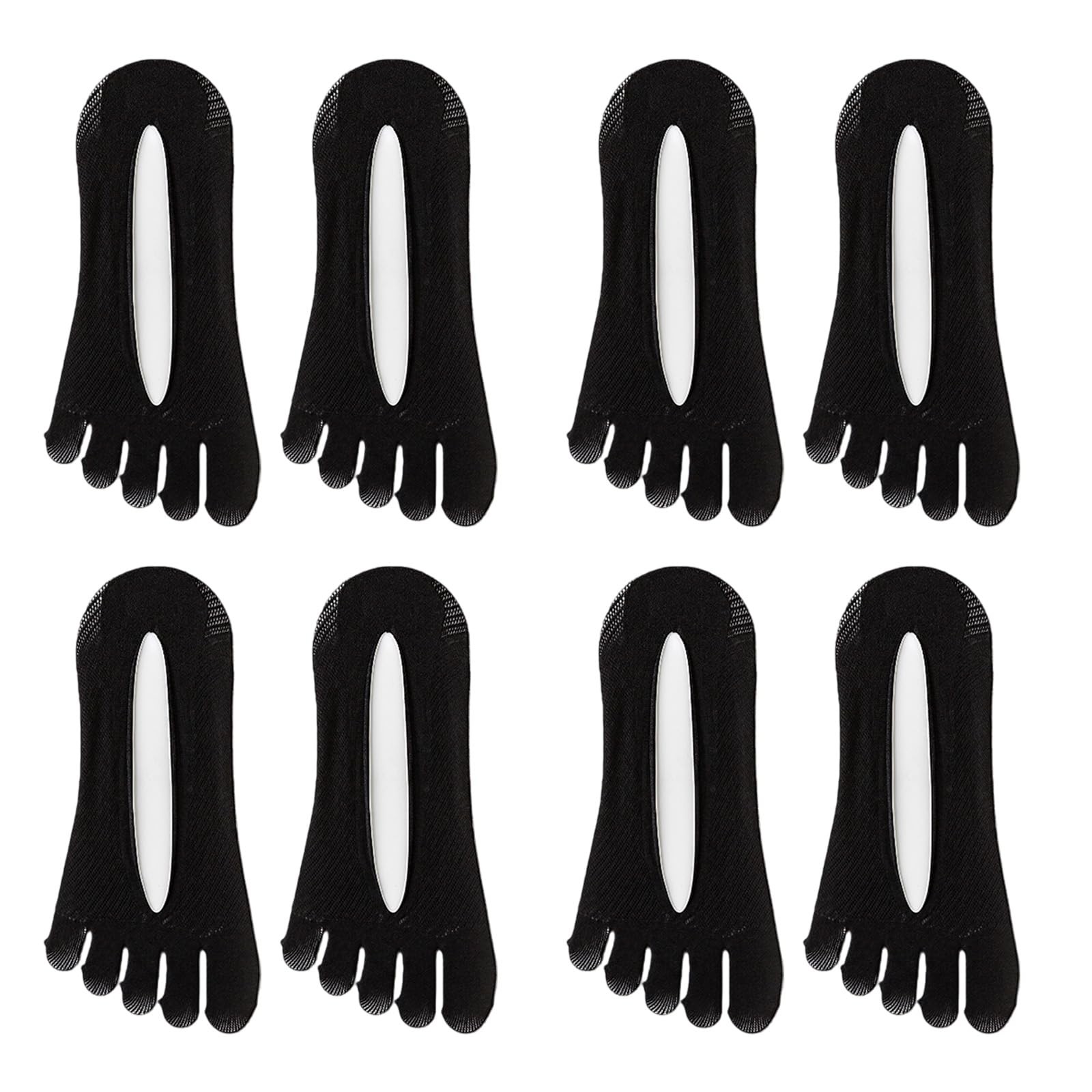 VANTOBEST 4 Pairs Women Orthopedic Toe Compression Socks Breathable Five Fing…