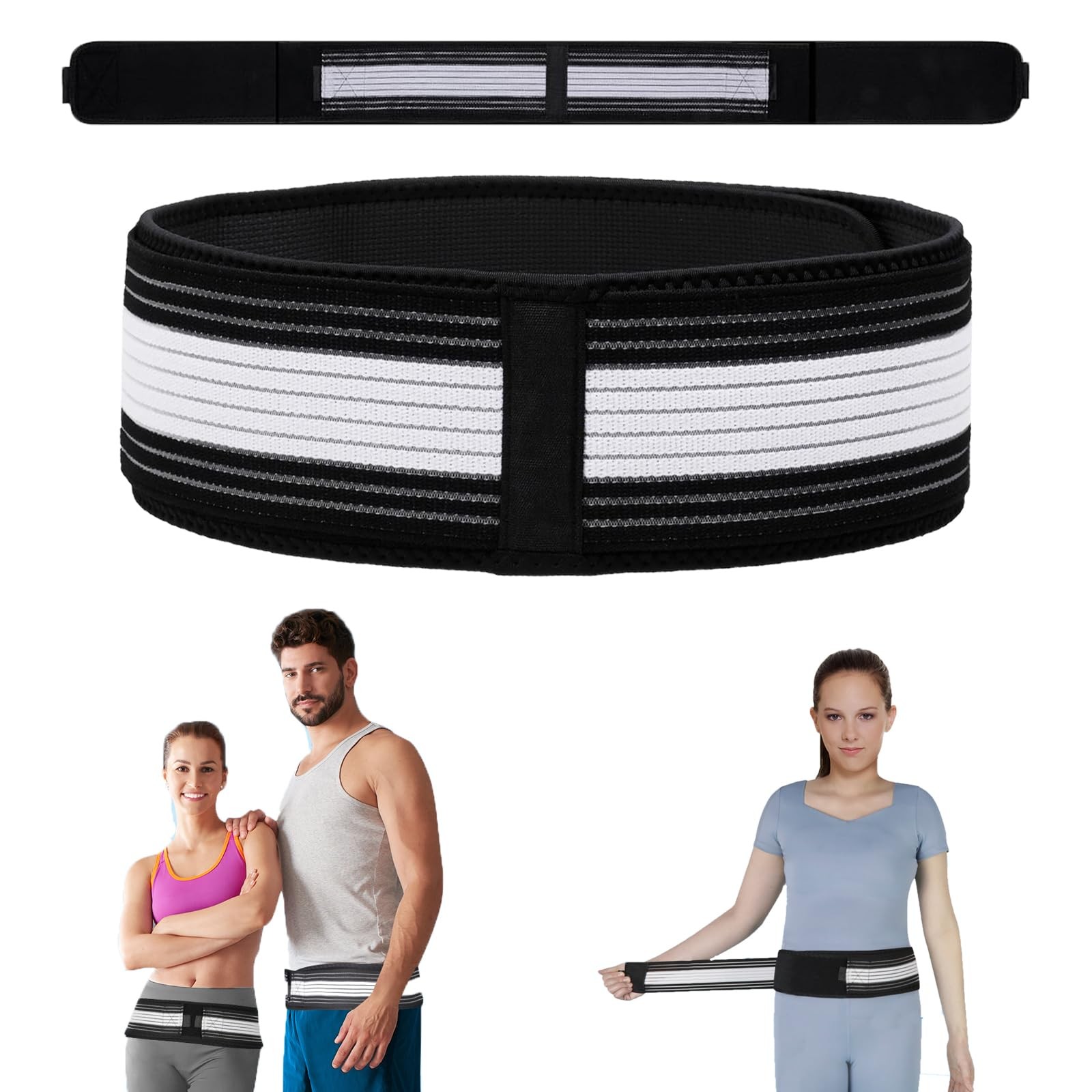 Waist Belt Sacroiliac Hip Belt, Lumbar Support Sciatica Pain Relief, Sacroili…