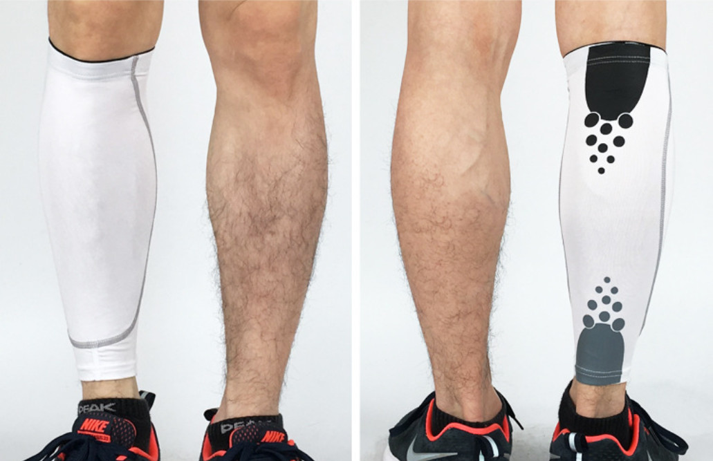 Men Knee Compression Sleeve Socks Running Women Calf Leg Support Varicose Veins