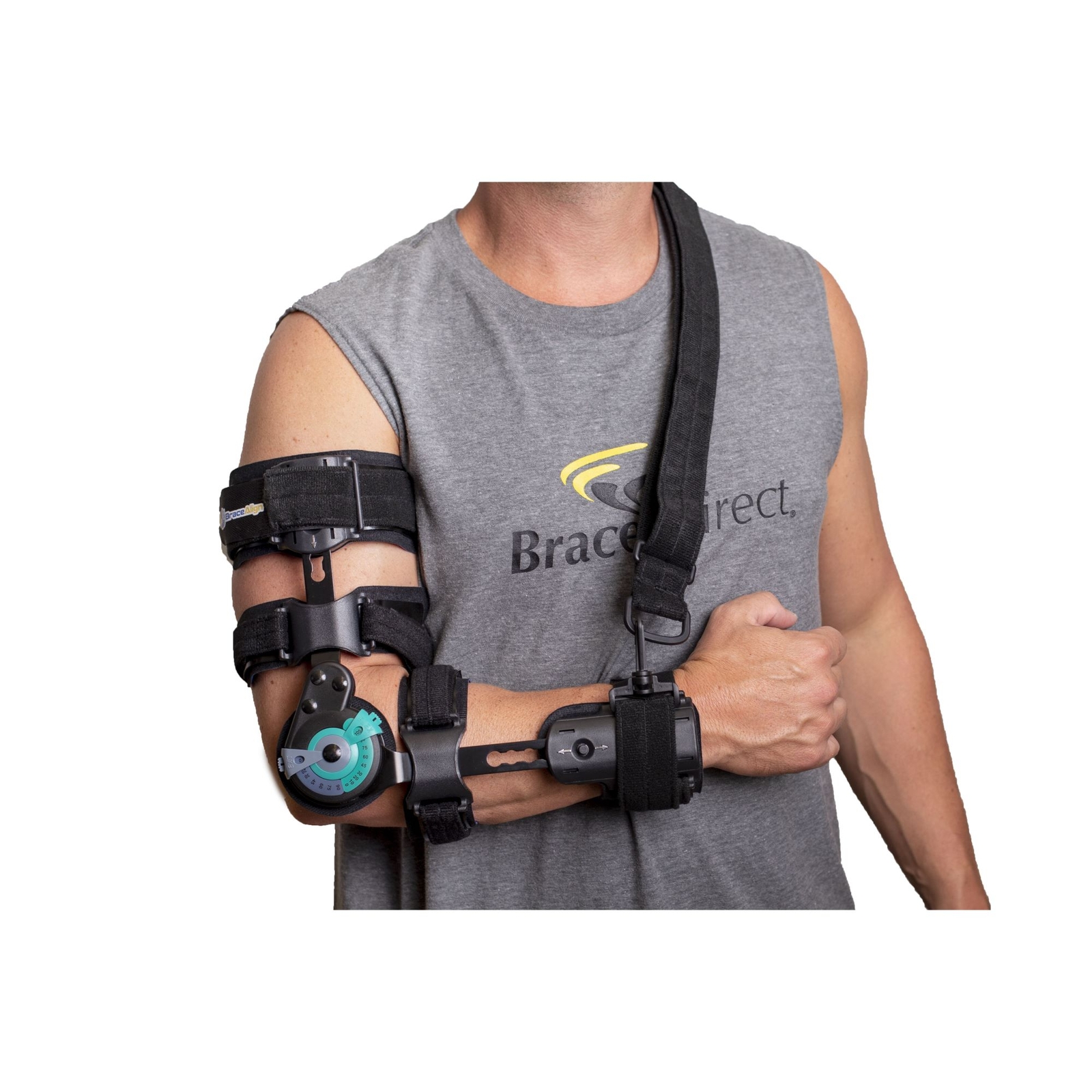 Elbow Brace PDAC L3760, L3761 Hinged Range of Motion Shoulder Sling Stabilizer