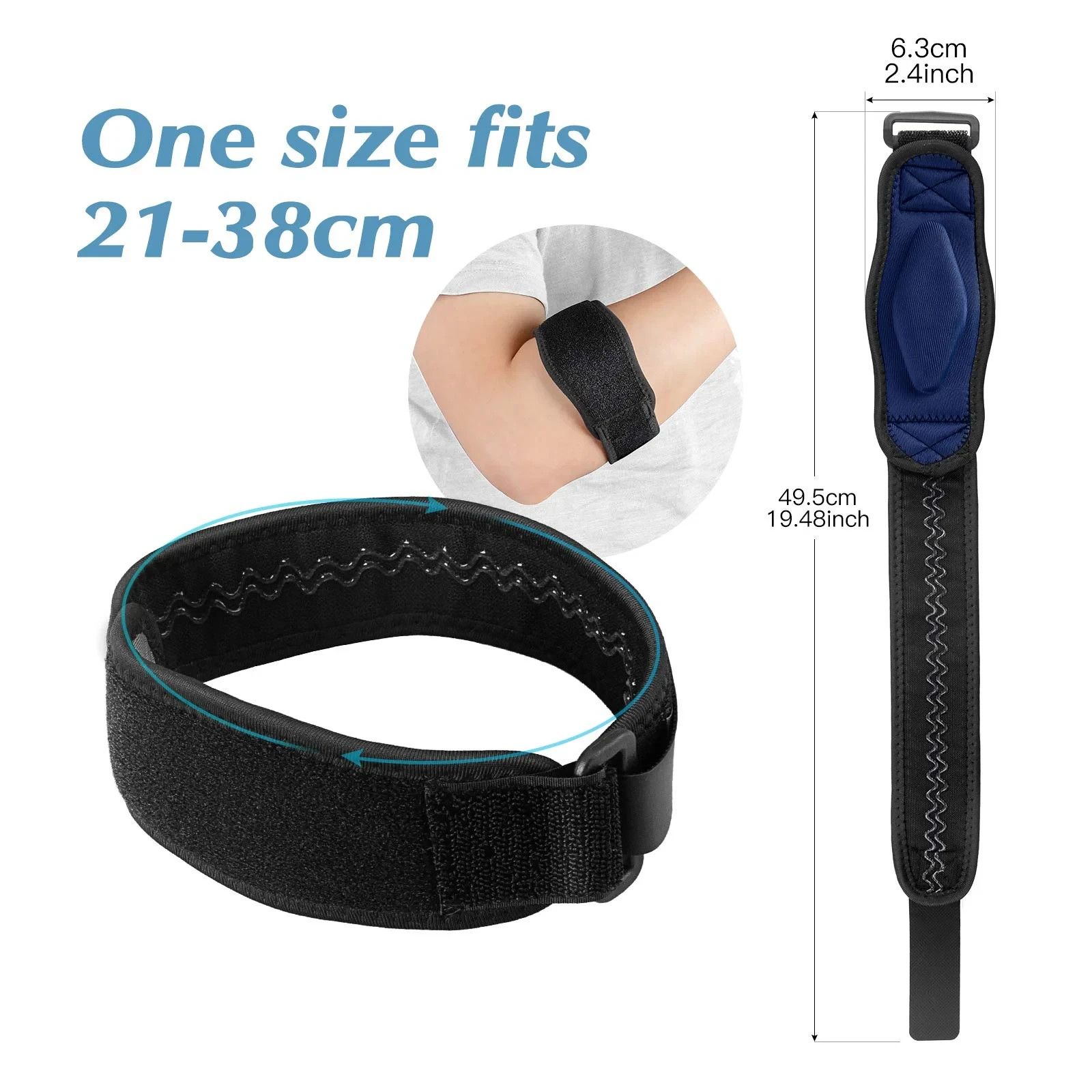 Tennis Elbow Brace Support Arthritis Tendonitis Arm Joint Strap Band Wrap Sports