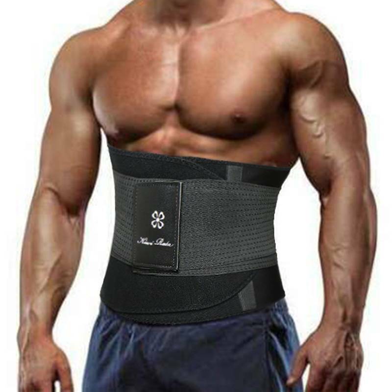 Men’s Waist Trainer Cincher Belt Body Shaper Fat Burned Shapewear Back Supports