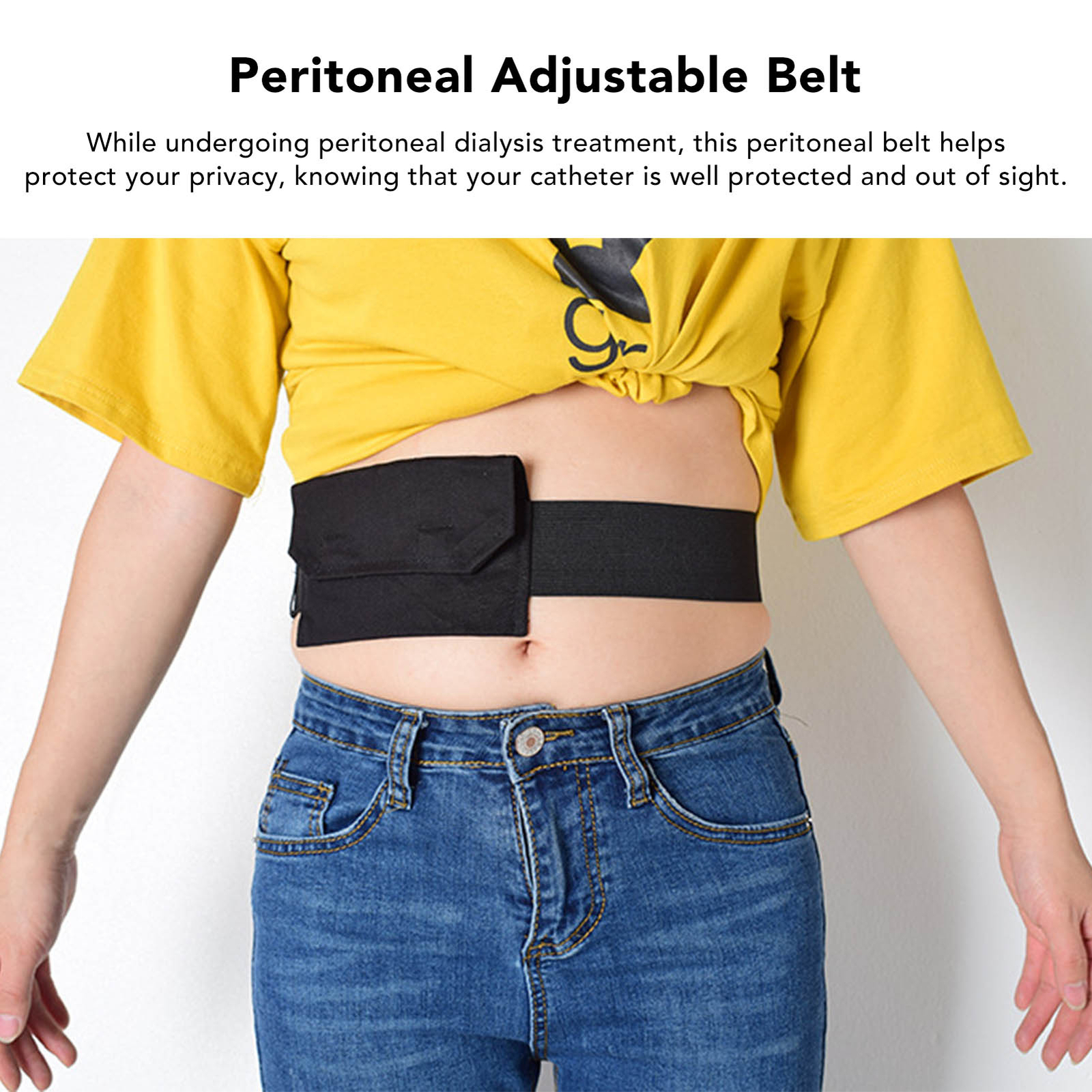 Peritoneal Belt Washable Adjustable Pocket Dialysis Belt Tube Holder Abdomin ANA