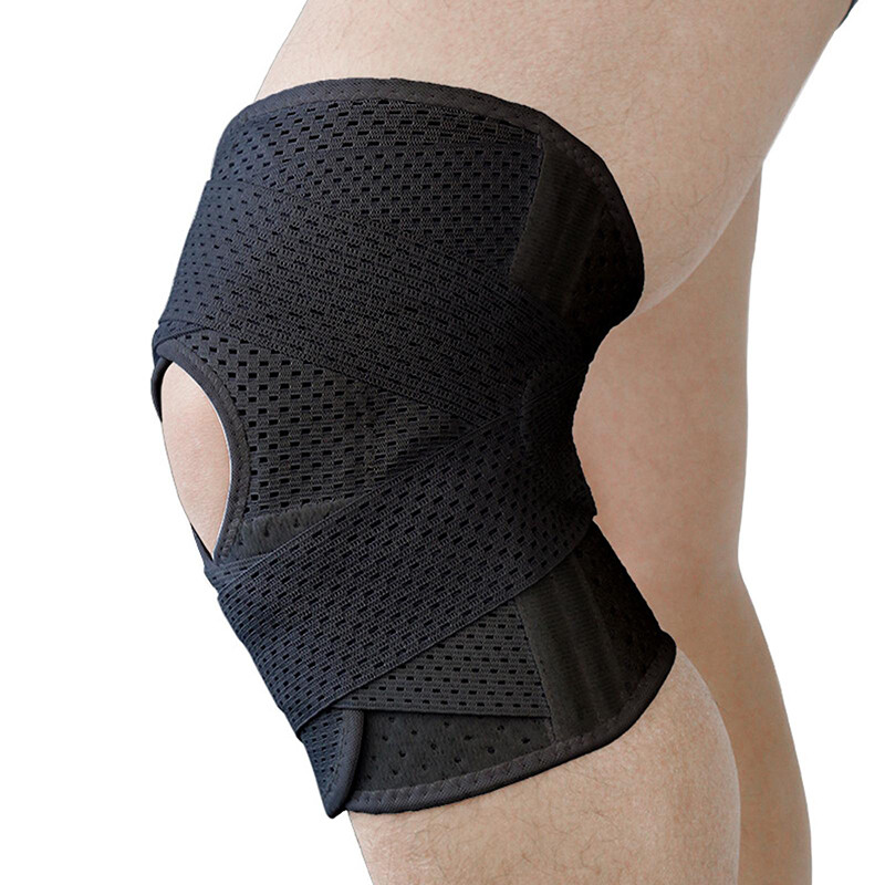 Knee Brace Compression Sleeve Patella Support Arthritis Joint Pain Relief Wrap