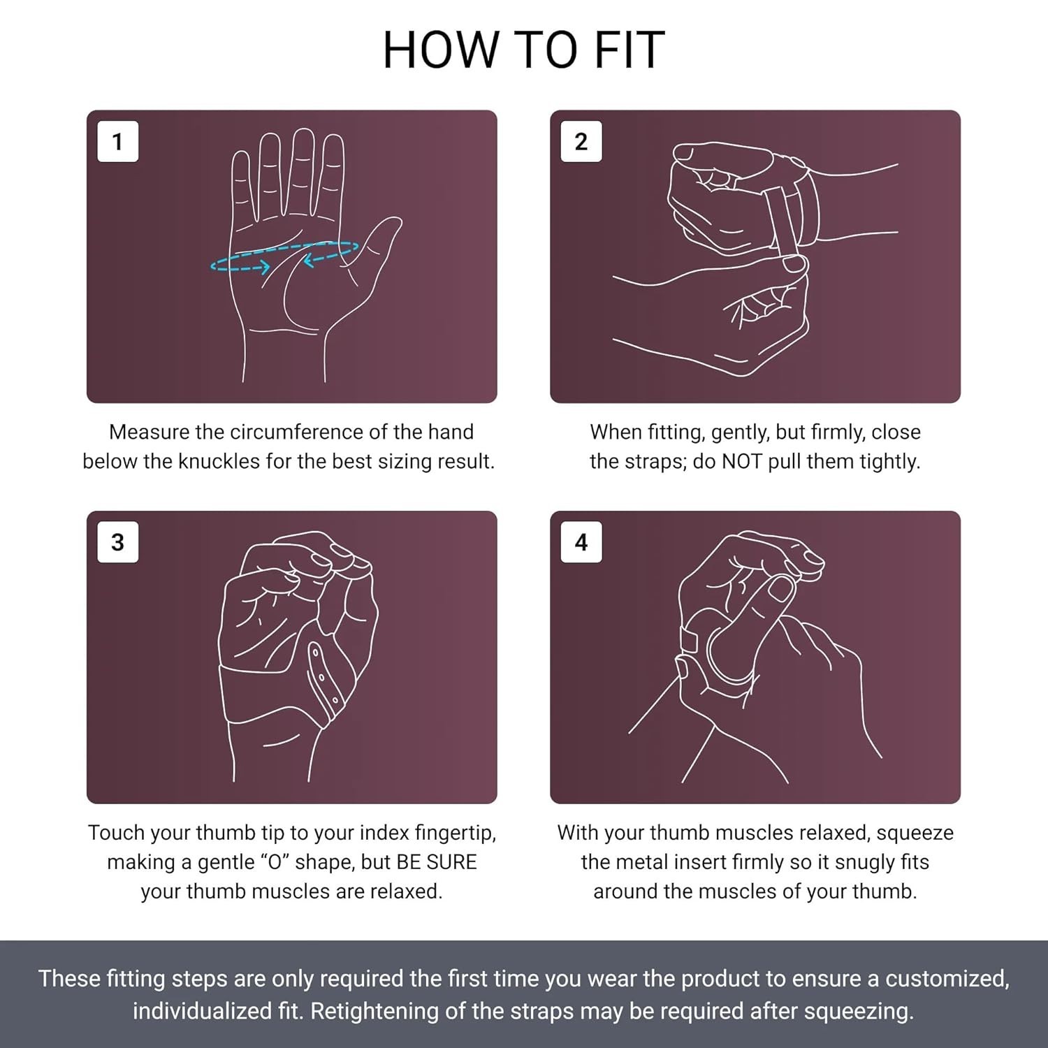 MetaGrip Thumb Brace for Arthritis Pain Relief – Medium Grey Left Hand