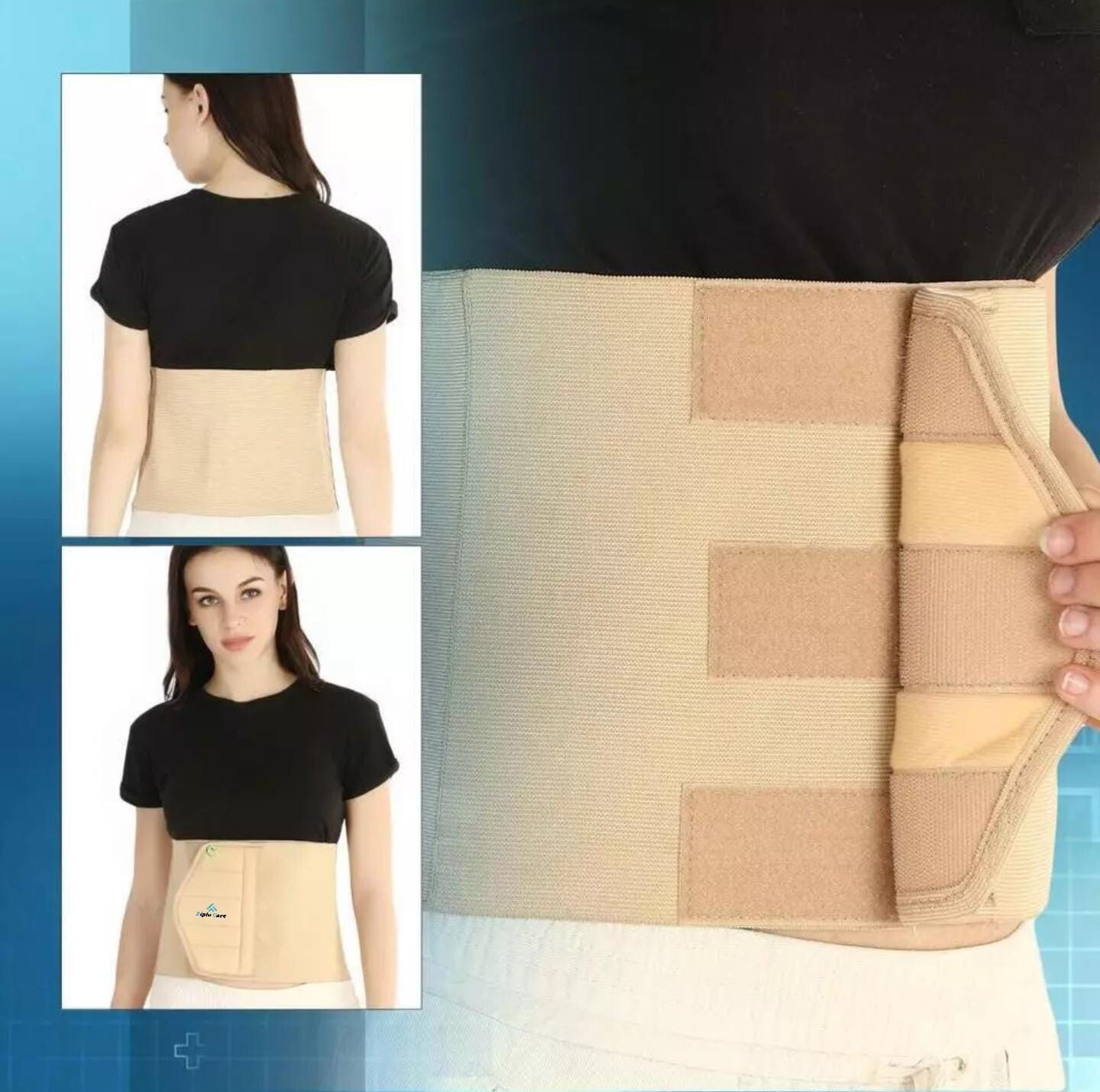 Hernia Belt for Men or Women | C Section Belly Binder & Abdominal Binder | Post