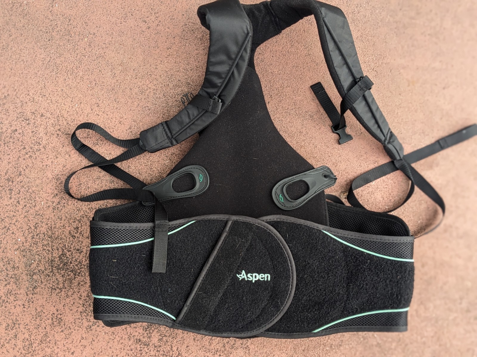 ASPEN VISTA LUMBAR BACK BRACE SIZE LARGE MEDICAL ORTHOPEDIC SUPPORT ADJUSTABLE