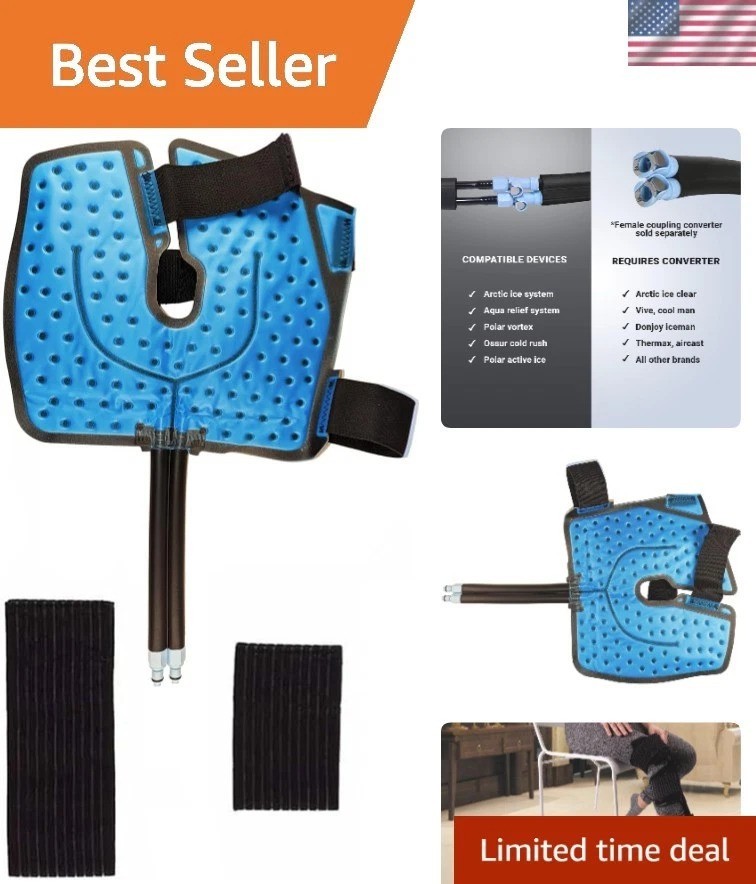 Cold Water Therapy Knee Pad for Cryotherapy Units – Post-Surgery Relief