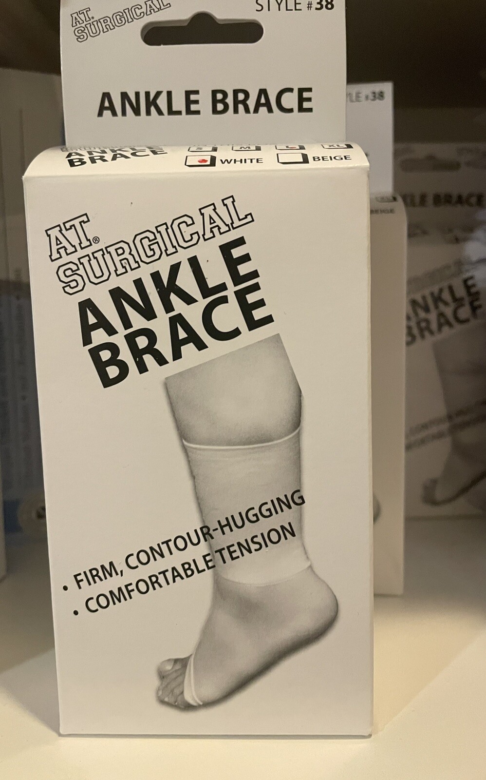 AT Surgical Ankle brace Pull on *Great Ankle Support For Athletes*