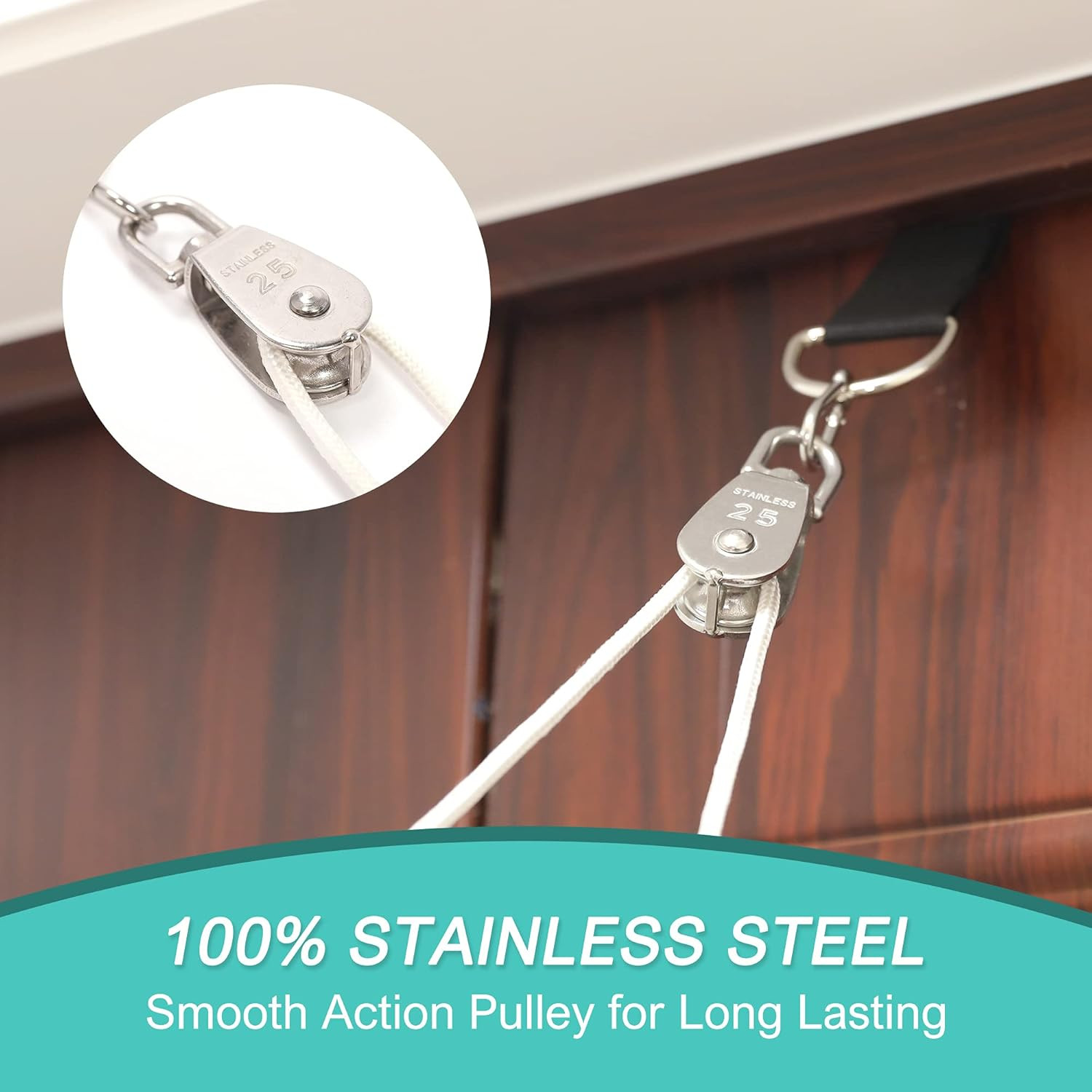 Shoulder Pulley, Over The Door Pulley System for Shoulder Rehab, Shoulder Exerci