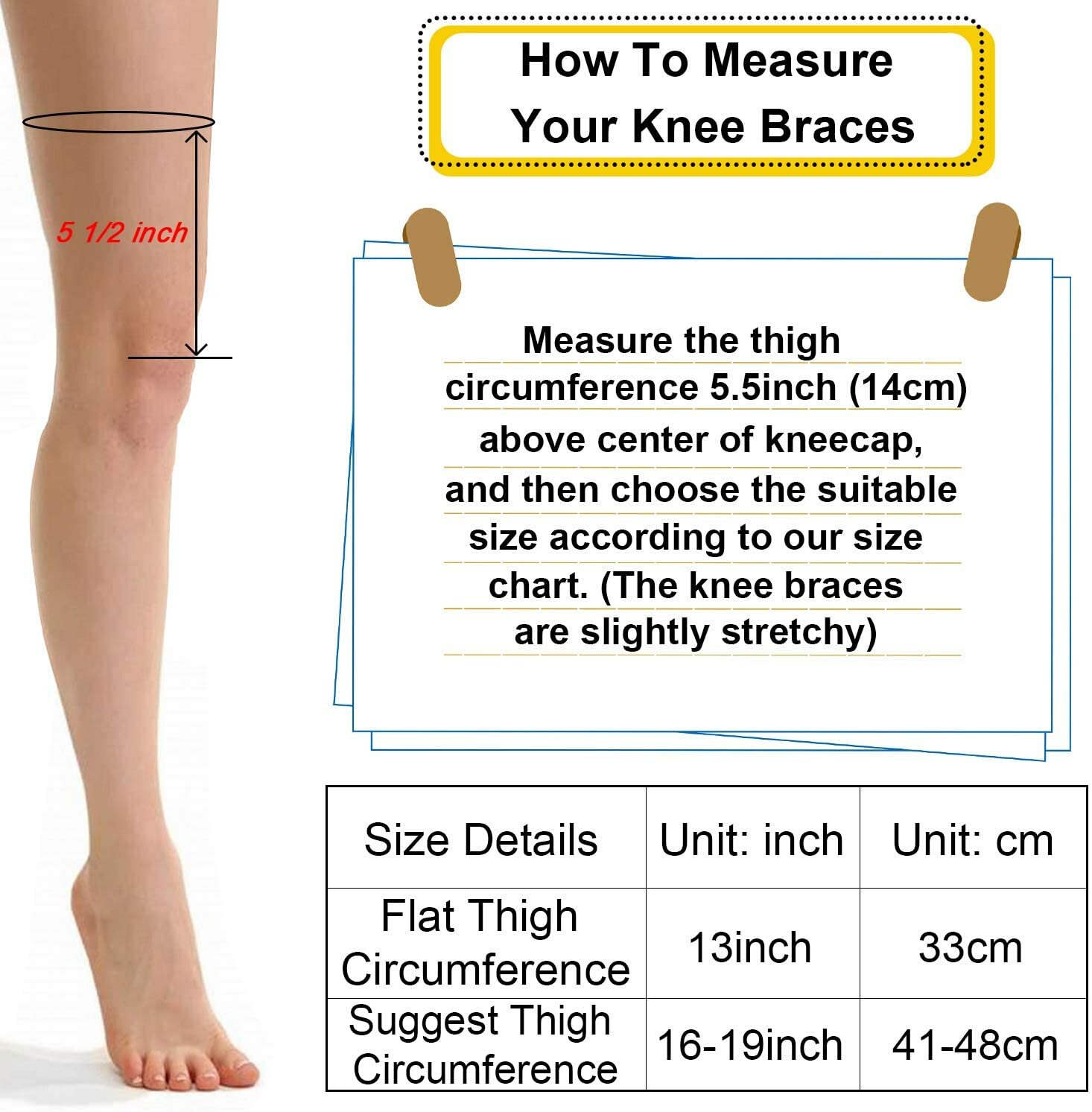 Knee Braces Compression Support Sleeve Patella Gel Pads Protector Side Spring