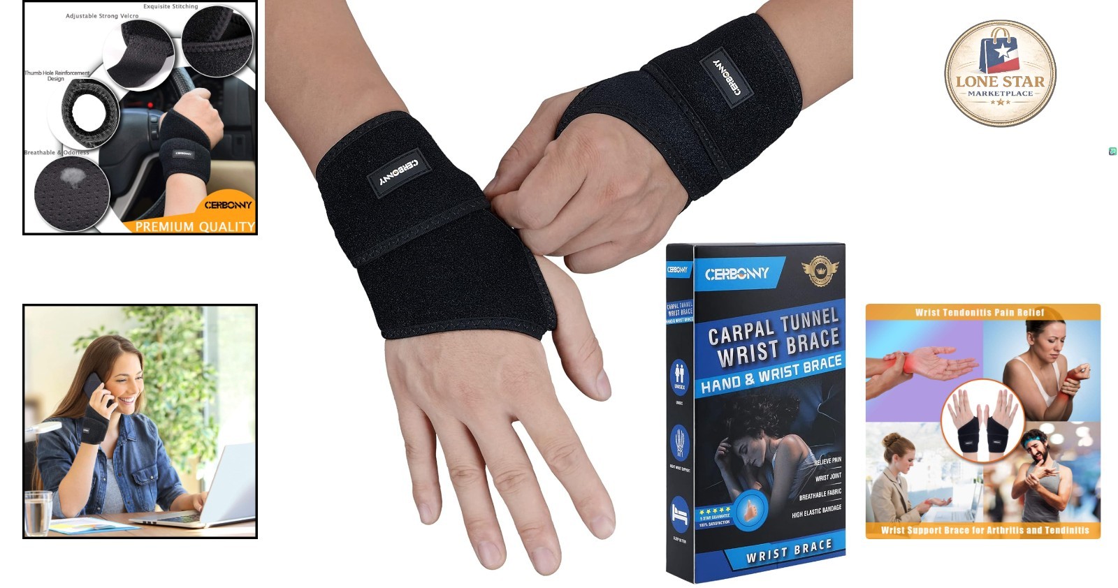 Comfort & Stability – Adjustable 2-Pack Wrist Support for Active Lifestyles