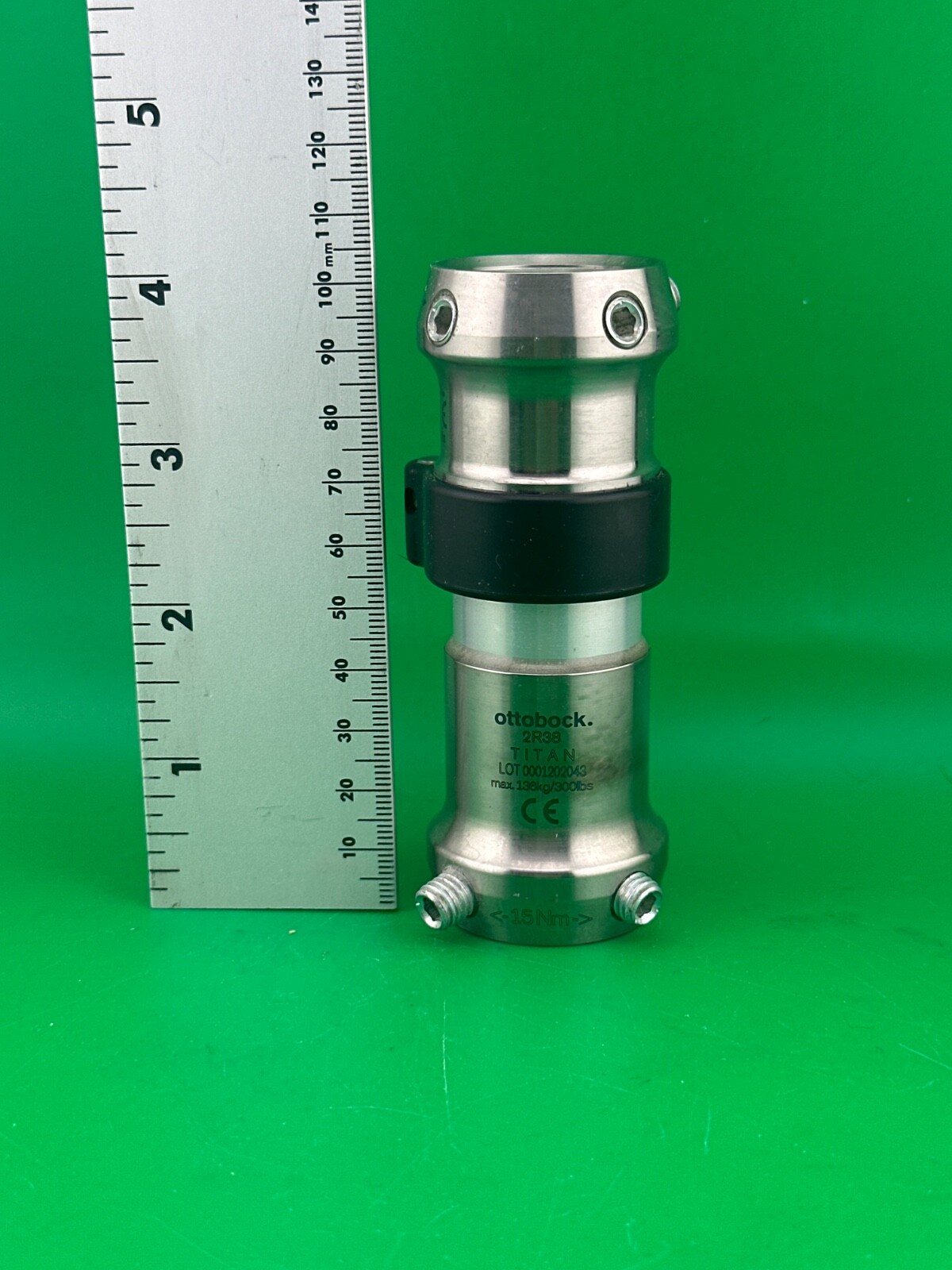 OTTOBOCK Otto bock 4R52 & 2R38 pylon tube clamp prosthetic parts titanium