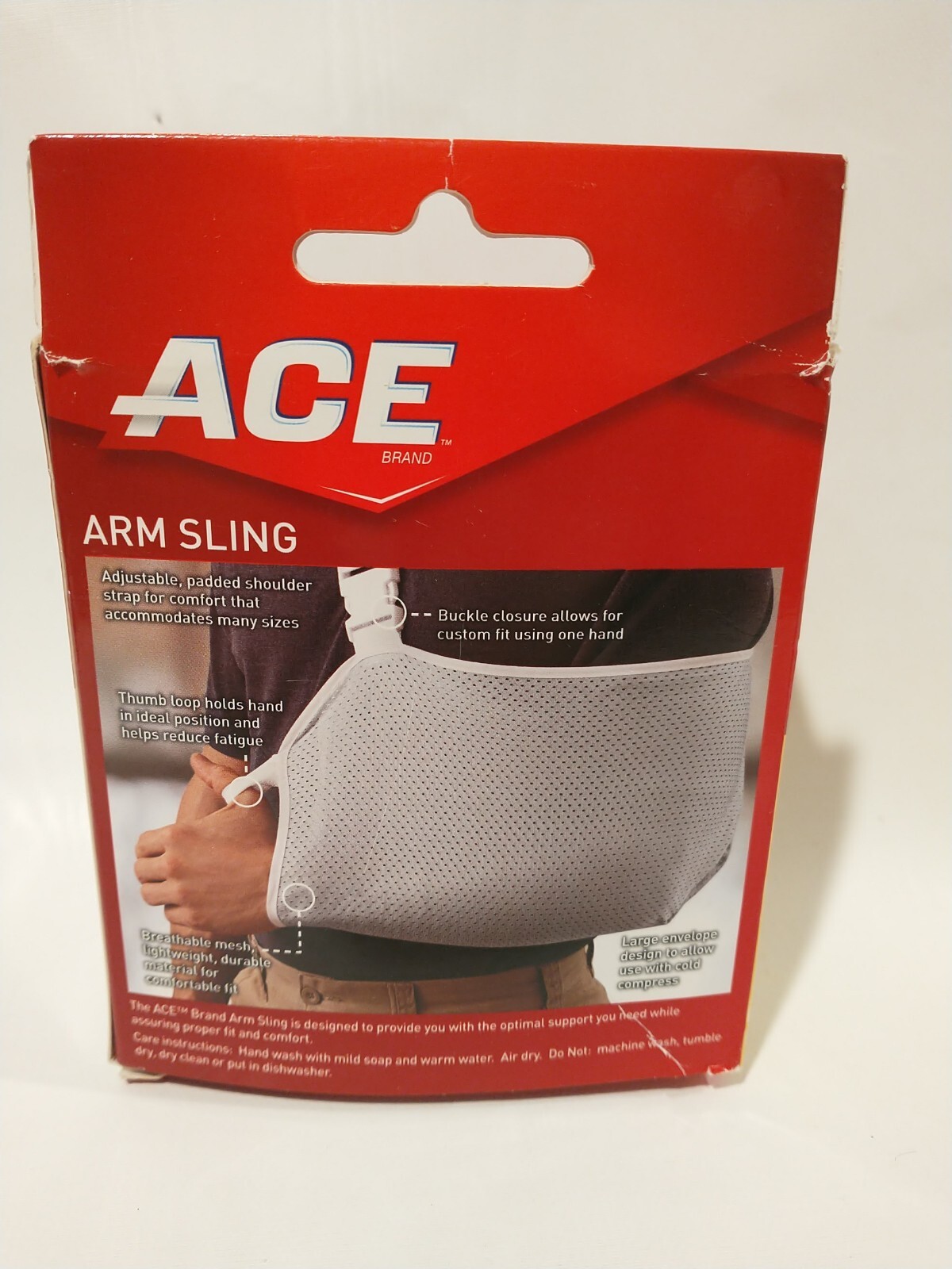 ACE Adjustable Padded Shoulder Strap Arm Sling Helps reduce hand fatigue