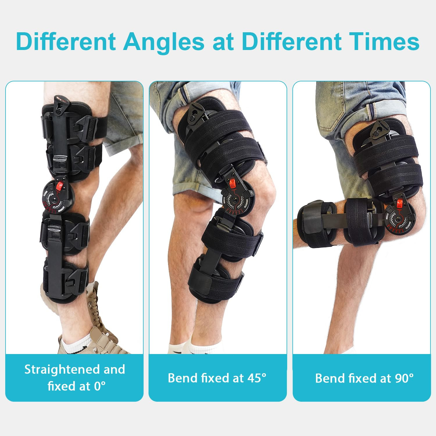 ROM Knee Brace: Hinged Post-Op Knee Brace for Arthritis, ACL, MCL, and PCL Injur