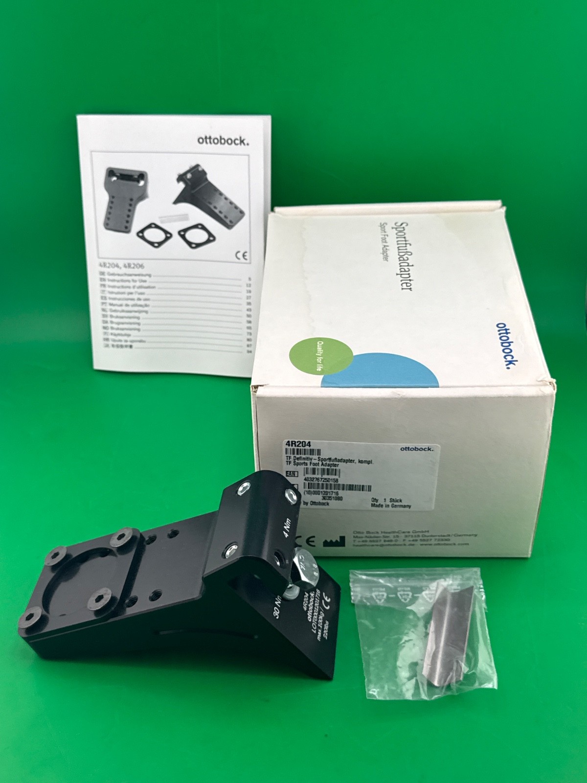 Ottobock Otto bock 4R204 prosthetic blade sports adapter. New