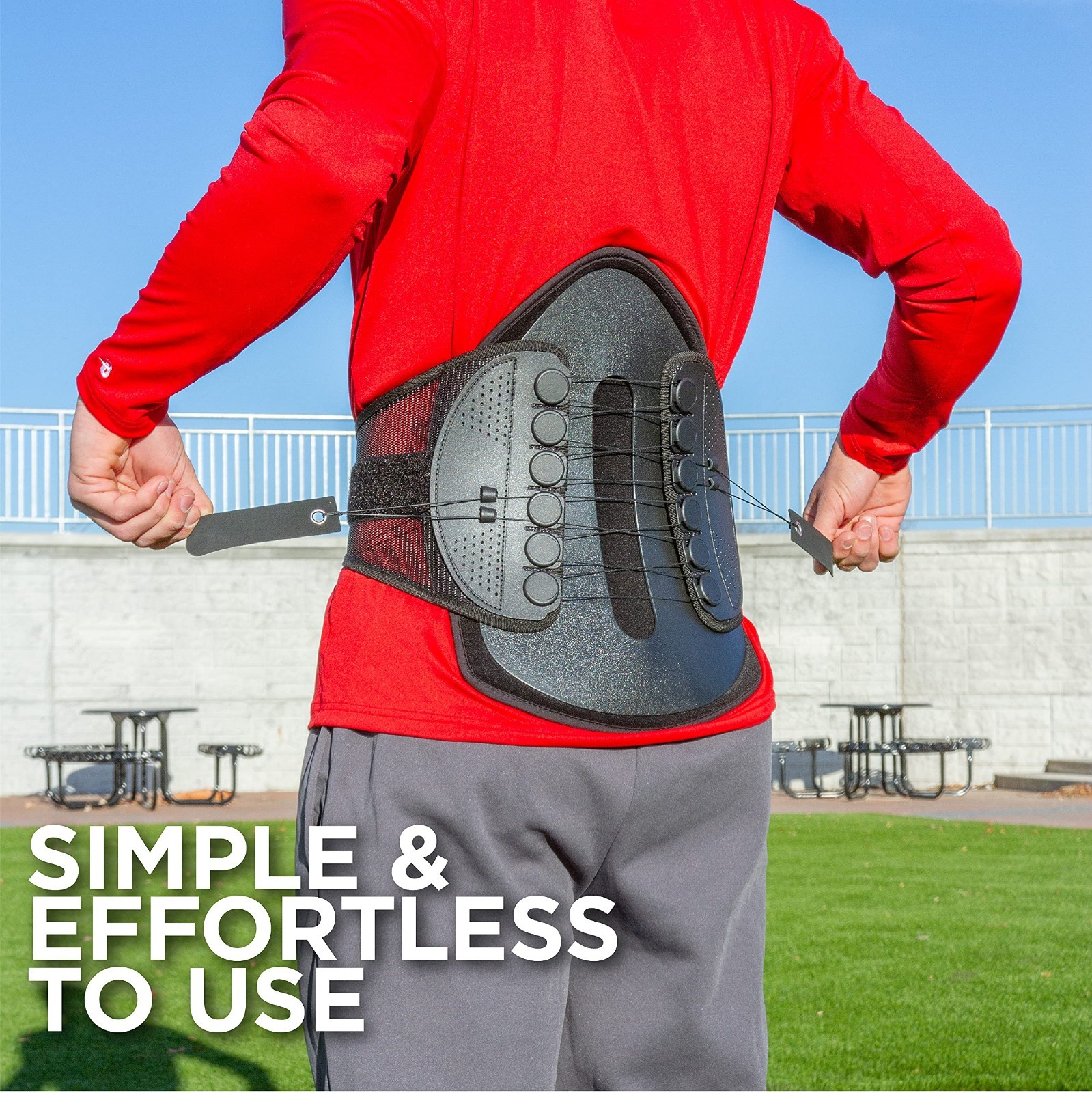 Extra Large Lumbar Support Belt – Adjustable Spinal Corset for Back Pain Relief,